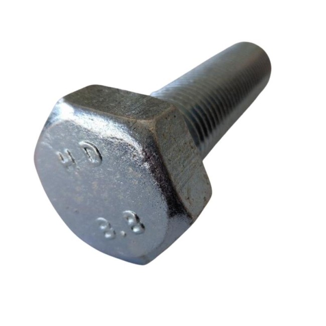 GALV. HEX. HEAD BOLTS (FULL THREAD) METRIC DIN.933/8.8 M30X120 ΜΜ.