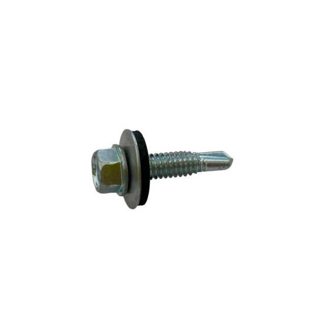 SELF DRILLING SCREWS H.W.H WITH WASHER EPDM 1/4X16 mm.(D.C 8) 5.5X25 ΜΜ.