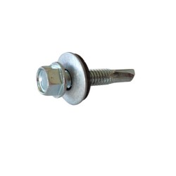SELF DRILLING SCREWS H.W.H WITH WASHER EPDM 1/4X16 mm.(D.C 8) 5.5X30 ΜΜ. SELF DRILLING SCREWS H.W.H WITH WASHER EPDM 1/4X16 mm.(D.C 8) 5.5X30 ΜΜ.