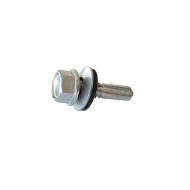 SELF DRILLING SCREWS H.W.H WITH WASHER EPDM 1/4X16 mm.(D.C 10) 6.3X25 ΜΜ.