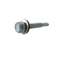SELF DRILLING SCREWS H.W.H WITH WASHER EPDM 1/4X16 mm.(D.C 10) 6.3X40 ΜΜ. SELF DRILLING SCREWS H.W.H WITH WASHER EPDM 1/4X16 mm.(D.C 10) 6.3X40 ΜΜ.