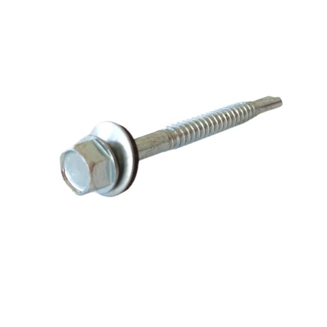 SELF DRILLING SCREWS H.W.H WITH WASHER EPDM 1/4X16 mm.(D.C 10) 6.3X70 ΜΜ.