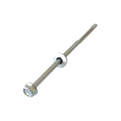 SELF DRILLING SCREWS H.W.H WITH WASHER EPDM 1/4X16 mm.(D.C 10) 6.3X150 ΜΜ. SELF DRILLING SCREWS H.W.H WITH WASHER EPDM 1/4X16 mm.(D.C 10) 6.3X150 ΜΜ.