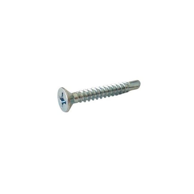 SELF DRILLING SCREW CROSS RECESSED COUNTERSUNK PHILLIPS FLAT HEAD PH2 (D.C 3) 3.5X25 MM.