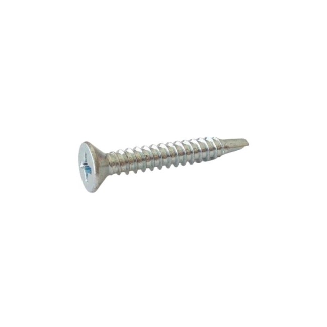 SELF DRILLING SCREW CROSS RECESSED COUNTERSUNK PHILLIPS FLAT HEAD PH2 (D.C 4) 4.2X30 MM.