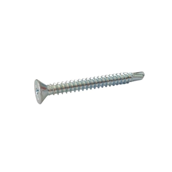 SELF DRILLING SCREW CROSS RECESSED COUNTERSUNK PHILLIPS FLAT HEAD PH2 (D.C 4) 4.2X40 MM.