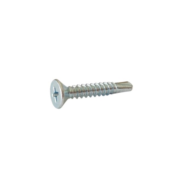 SELF DRILLING SCREW CROSS RECESSED COUNTERSUNK PHILLIPS FLAT HEAD PH2 (D.C 5) 4.8X30 MM.