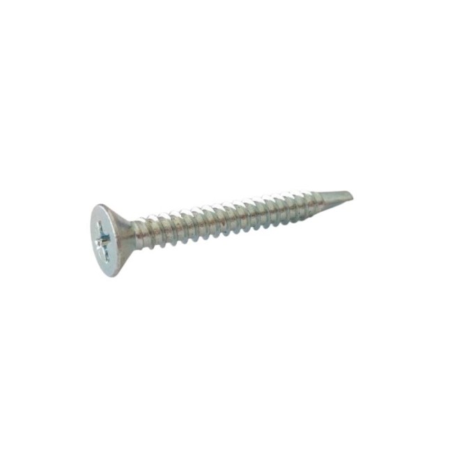 SELF DRILLING SCREW CROSS RECESSED COUNTERSUNK PHILLIPS FLAT HEAD PH2 (D.C 5) 4.8X40 MM.