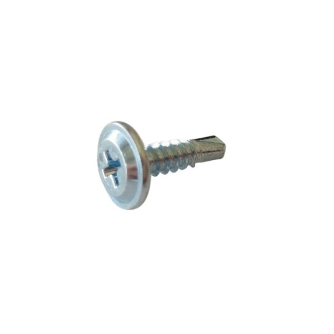 SELF DRILLING SCREW PLILLIPS WAFER HEAD GALV. NORMAL DRILL POINT PH2 (D.C 4) 4.3X16 MM.