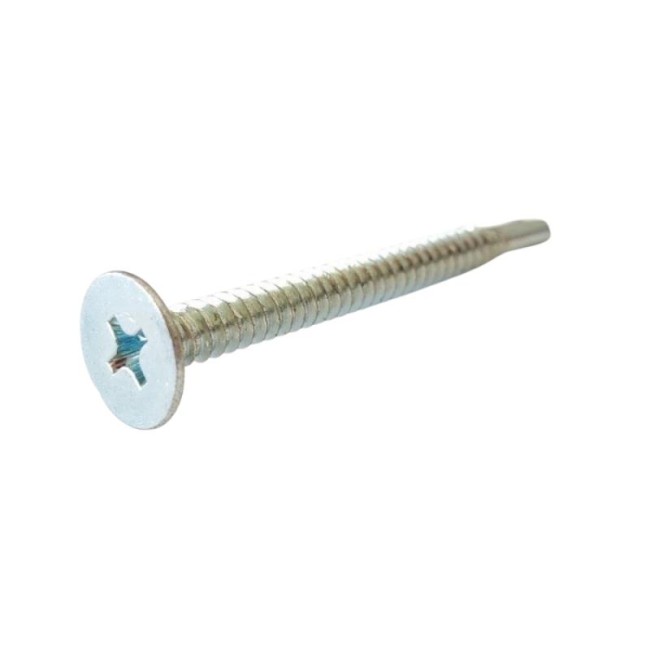 SELF DRILL. SCREW PHILLIPS WAFER HEAD WITH LARGE WASHER N.D.P Z/P PH3 (D.C 10) 6.3X70 MM.