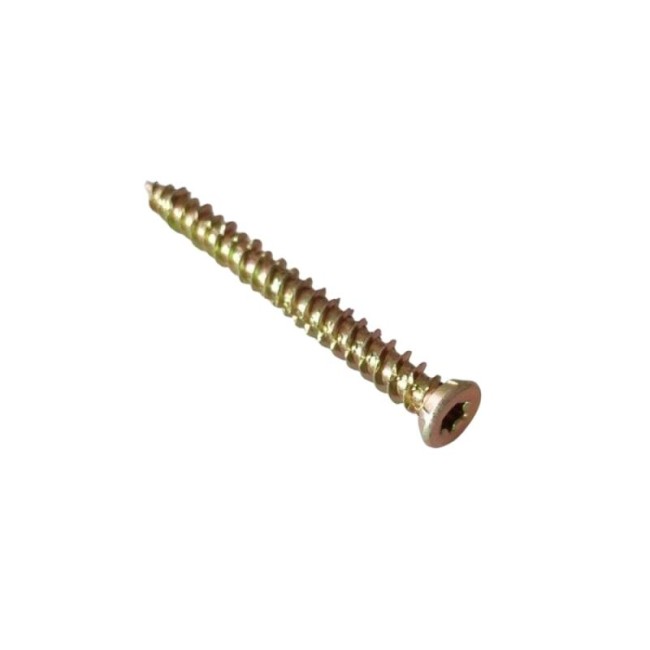 CONCRETE SCREWS WITH FLAT COUNTERSUNK HEAD TORX T30 7.5X70 MM.