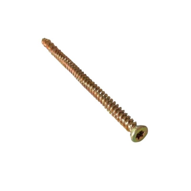 CONCRETE SCREWS WITH FLAT COUNTERSUNK HEAD TORX T30 7.5X130 MM.