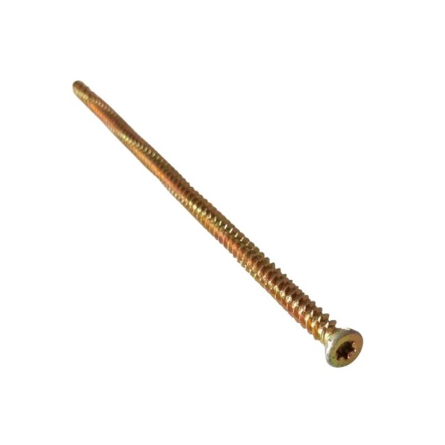 CONCRETE SCREWS WITH FLAT COUNTERSUNK HEAD TORX T30 7.5X210 MM.