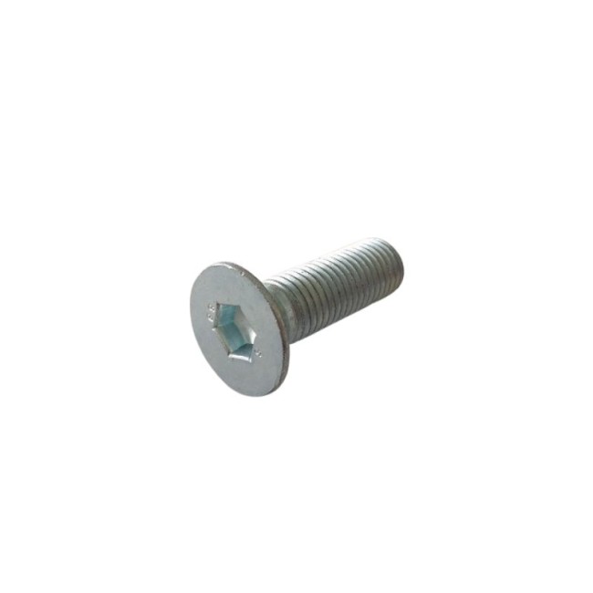 GALVANIZED HEXAGON SOCKET COUNTERSUNK HEAD SCREW DIN.7991/8.8 M16X50 MM.