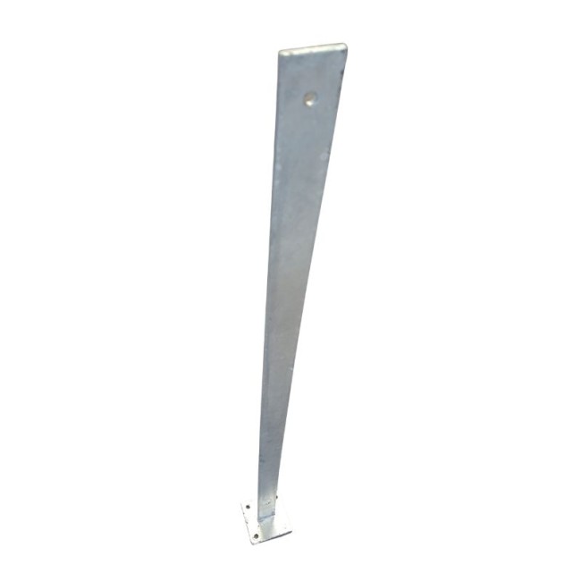 EXTRA H.D.G POST WITH WELDED FLANGE BASE MIDDLE 1300