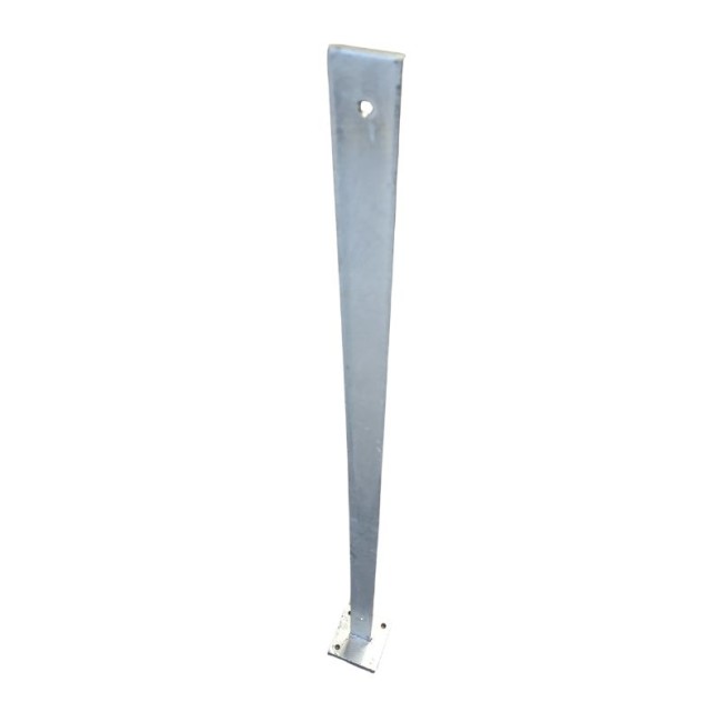 EXTRA H.D.G POST WITH WELDED FLANGE BASE MIDDLE 1300