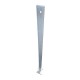 EXTRA H.D.G POST WITH WELDED FLANGE BASE MIDDLE 1300