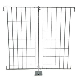 FENCE SET H.D.G WITH POST WELDED FLANGE BASE 1200/1300X2000