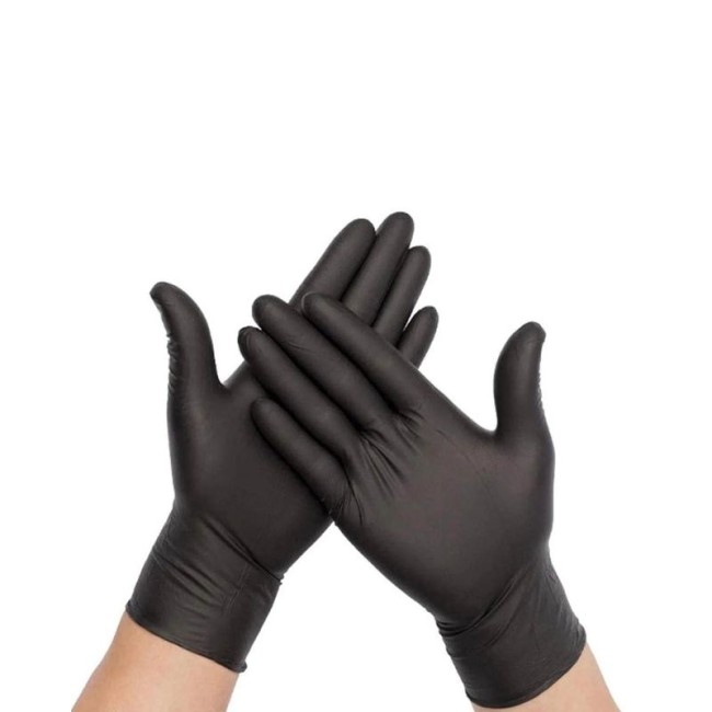 NITRILE GLOVES BLACK