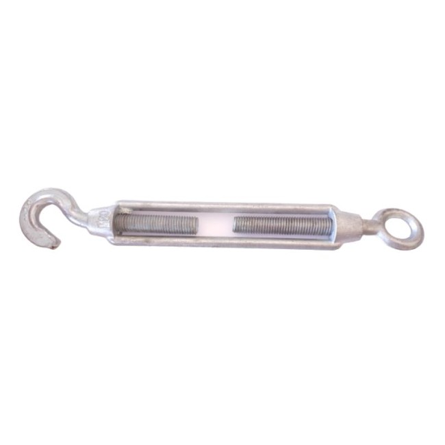 GALVANIZED STRAINERS TURNBUCKLES,TYPE HOOK/NOOSE**MALLEABLE TURNBUCKLE EYE/HOOK**No.14(9/16