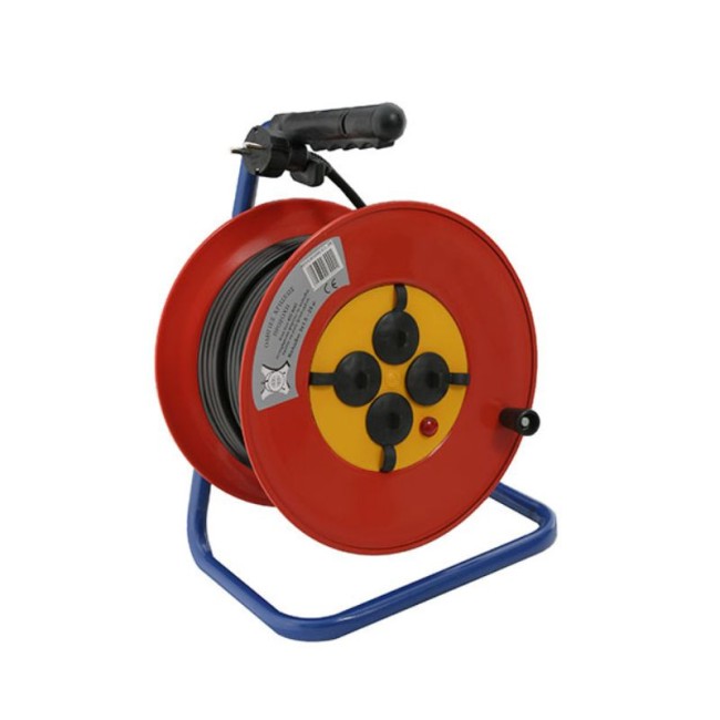 CABLE REEL ( PLASTIC BIG ) WITH CABLE 3X2.5  - 33 M.