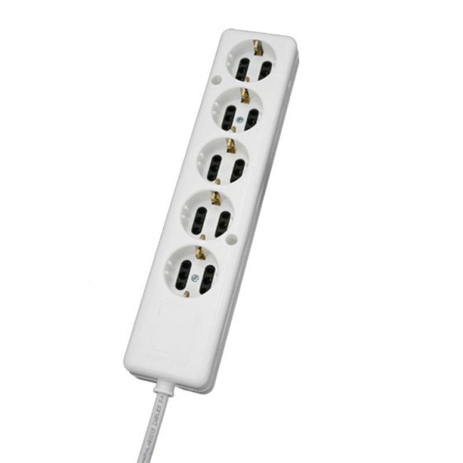 ANGLED ACCESS MULTI SOCKETS WITH CABLE 5 WAY SOCKET