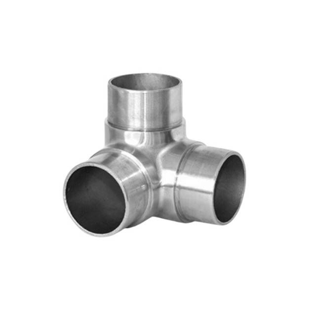 I2/CONNECT 3WAY ELBOW FOR TUBE (INOX 304) Φ42X2.0mm.