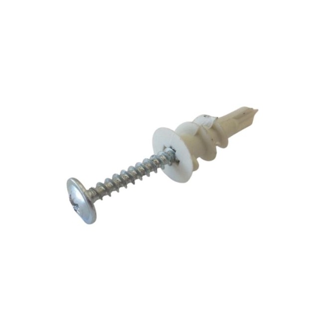 NYLON SELF DRILLING ANCHOR WITH PAN WASHER HEAD CHIPBOARD SCREW Φ15X32
