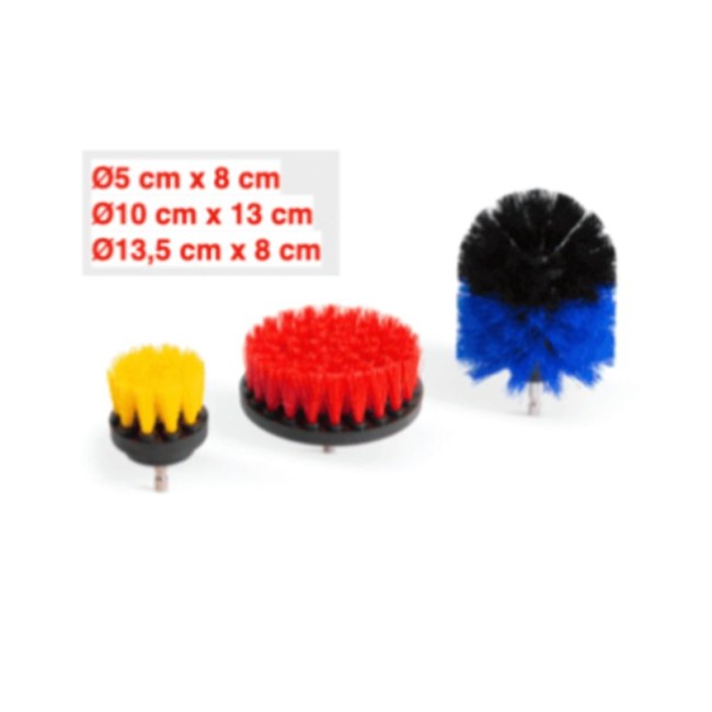 ΒΟΥΡΤΣΕΣ ΚΑΘΑΡΙΣΜΟΥ ΔΡΑΠΑΝΟΥ ΣΕΤ 3 ΤΕΜ.