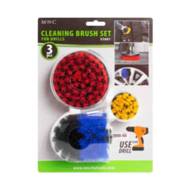 ΒΟΥΡΤΣΕΣ ΚΑΘΑΡΙΣΜΟΥ ΔΡΑΠΑΝΟΥ ΣΕΤ 3 ΤΕΜ.