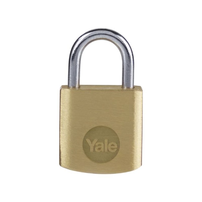 BRASS PADLOCKS YALE 2 KEYS 20 mm.