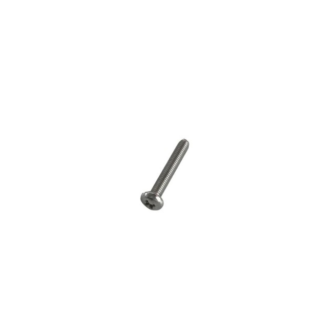 CROSS RECESSED ΡH1 PAN HEAD SCREW INOX A2 (DIN.7985) M3X18 MM.