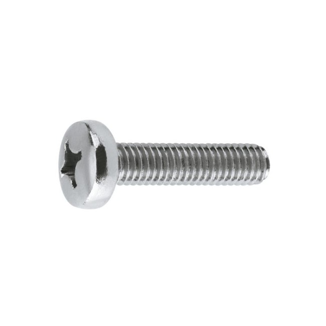 CROSS RECESSED ΡH2 PAN HEAD SCREW INOX A2 (DIN.7985) M4X60 MM.