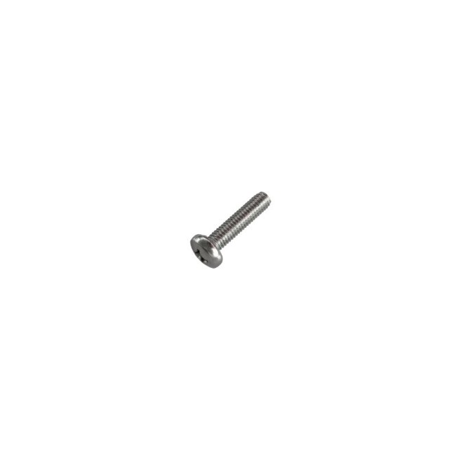 CROSS RECESSED ΡH3 PAN HEAD SCREW INOX A2 (DIN.7985) M6X25 MM.