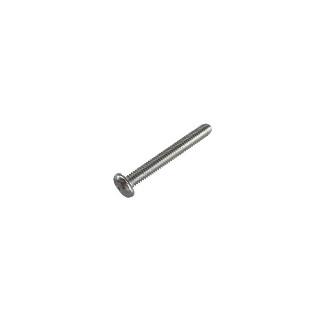 CROSS RECESSED ΡH3 PAN HEAD SCREW INOX A2 (DIN.7985) M6X45 MM.