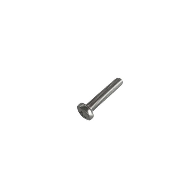 CROSS RECESSED ΡH3 PAN HEAD SCREW INOX A2 (DIN.7985) M8X40 MM.