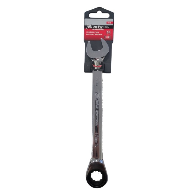 COMBINATION RATCHET WRENCH 17 mm.