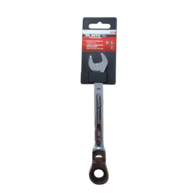 JOINT COMBINATION RATCHET WRENCH CrV 13 mm.