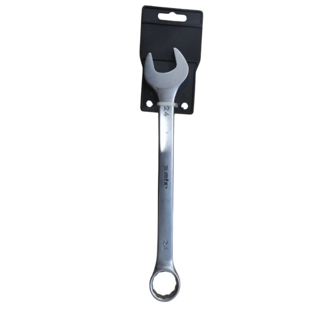 COMBINATION SPANNER Crv SATIN CHROME 24 mm.