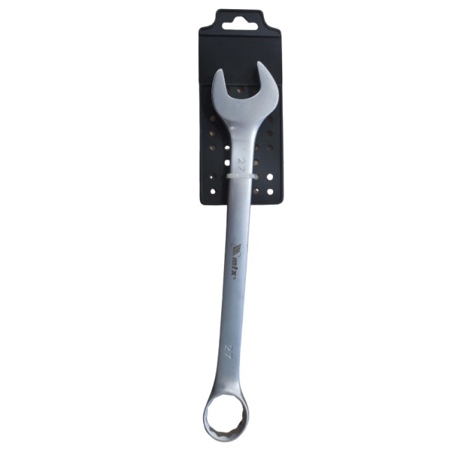 COMBINATION SPANNER Crv SATIN CHROME 27 mm.