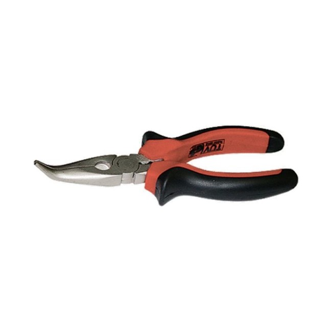 BENT LONG NOSE PLIERS 160 mm.