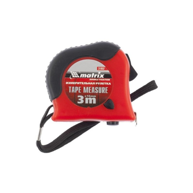 MEASURING TAPE POCKET RUBBER BODY DOUBLE BRAKE  3m.X16mm.