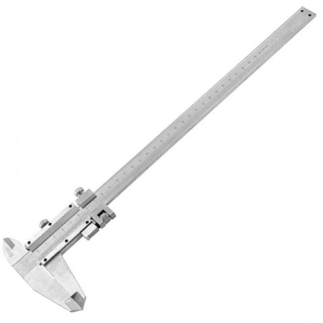 SLIDE GAUGE  SCALE INTERVAL 0.02mm. WITH DEPTH GAGE DOUBLE SCALE METAL 300 mm.