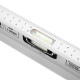ALUMINIUM SPIRIT LEVEL RAIL 2 VIALS  600 mm.