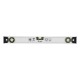 ALUMINIUM SPIRIT LEVEL RAIL 2 VIALS  600 mm.