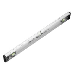 ALUMINIUM SPIRIT LEVEL RAIL 2 VIALS  600 mm.