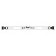 ALUMINIUM SPIRIT LEVEL RAIL 2 VIALS  800 mm.