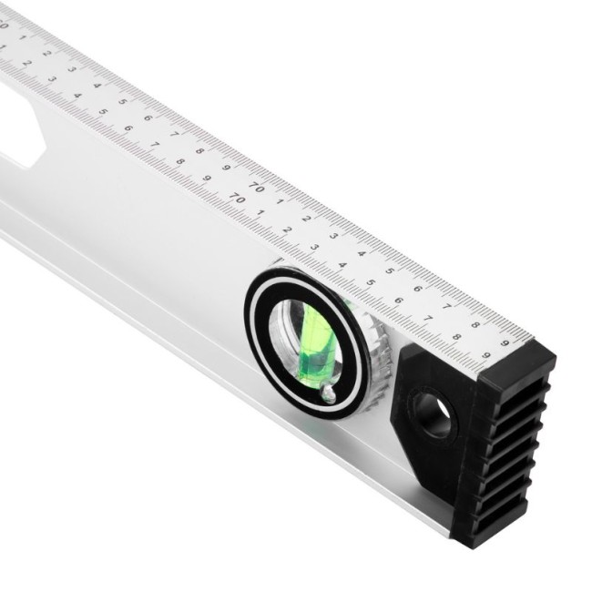 ALUMINIUM SPIRIT LEVEL RAIL 2 VIALS  800 mm.