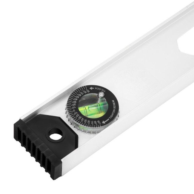 ALUMINIUM SPIRIT LEVEL RAIL 2 VIALS  800 mm.