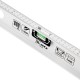 ALUMINIUM SPIRIT LEVEL RAIL 2 VIALS  800 mm.